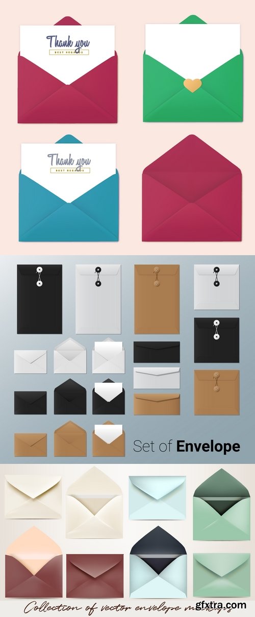 Vectors - Different Envelopes Set