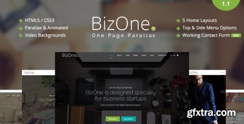 ThemeForest - BizOne - One Page Parallax - 16634690 - V1.1