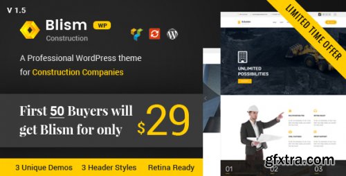 ThemeForest - Blism – Construction WordPress Theme - 19862868 - V1.5