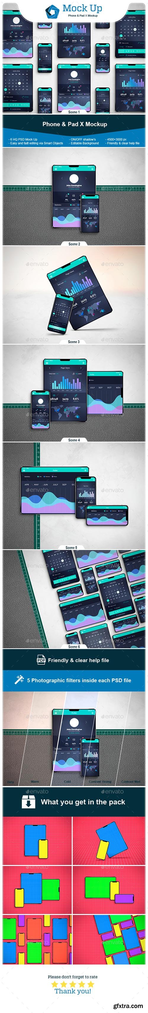 Phone & Pad X Mockup 21452895