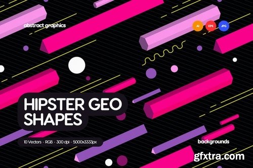 Hipster Geometric Shapes Backgrounds