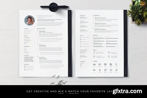 CM - Resume Template 7-Page Pack for Word 2298161