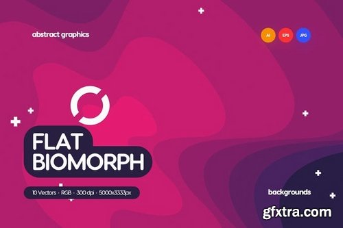 Flat Biomorph Backgrounds