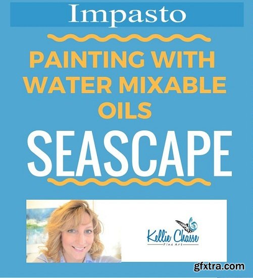 Oil Painting for Beginners - Impressionism Seascape Painting Water Mixable Oil Impasto style