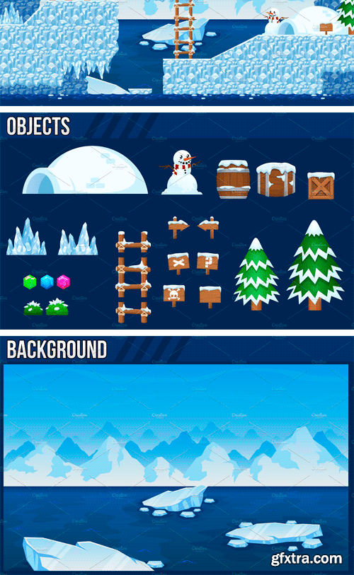 CM - The Arctic - Platformer Tileset 2272748