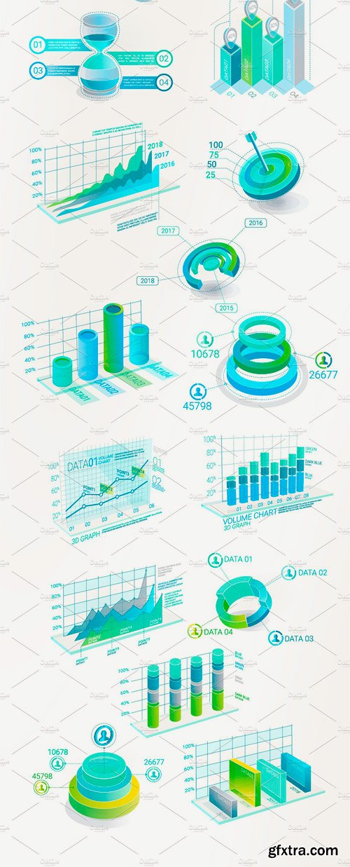 CM - 3D Corporate Infographic Elements 2244593