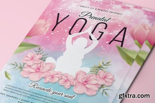 Prenatal Yoga Flyer  Poster