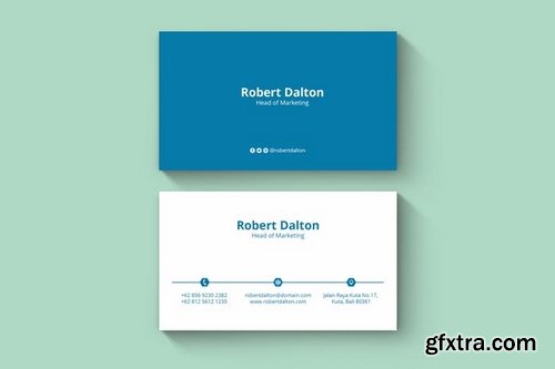 Clean Marketing Business Card