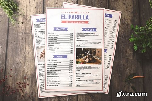 Simple Restaurant Menu