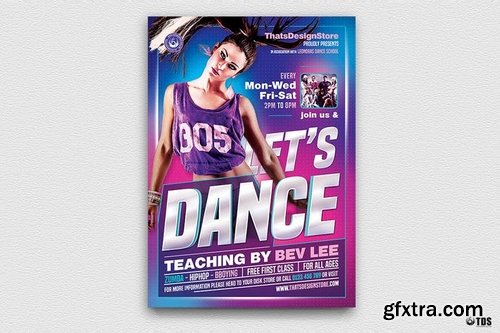 GraphicRiver - Dance Classes Flyer Template V1 16890882