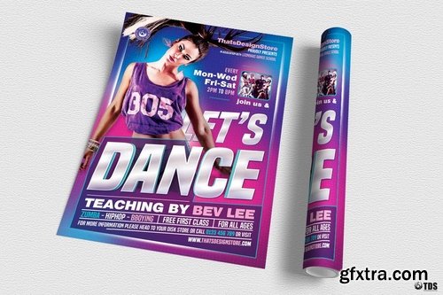 GraphicRiver - Dance Classes Flyer Template V1 16890882