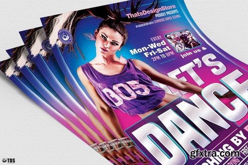 GraphicRiver - Dance Classes Flyer Template V1 16890882