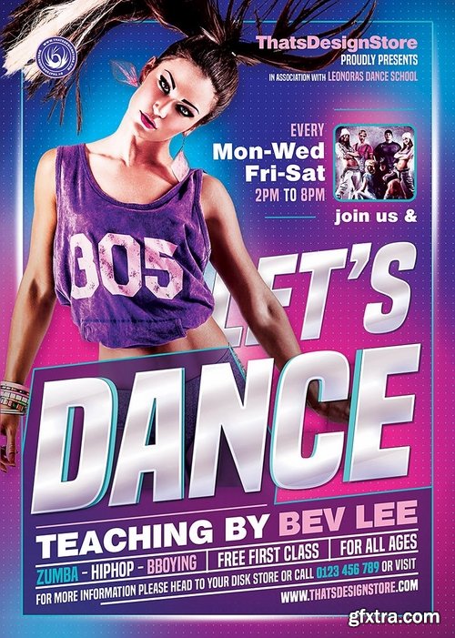 GraphicRiver - Dance Classes Flyer Template V1 16890882