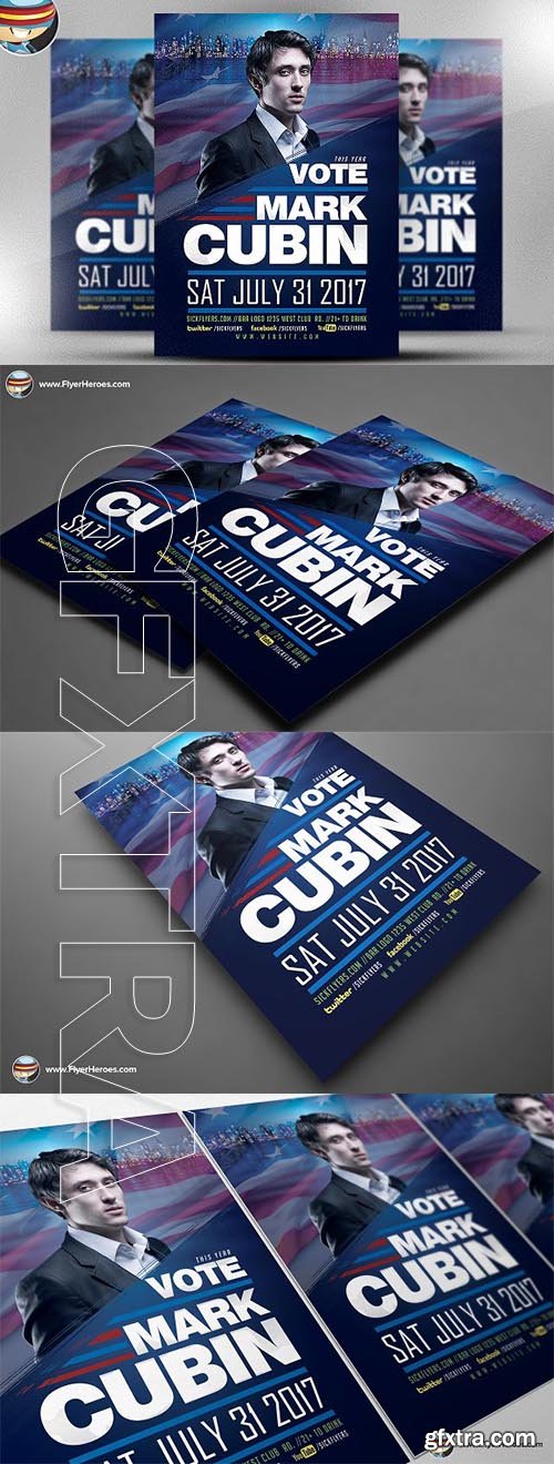 CreativeMarket - Political Flyer Template 2315257