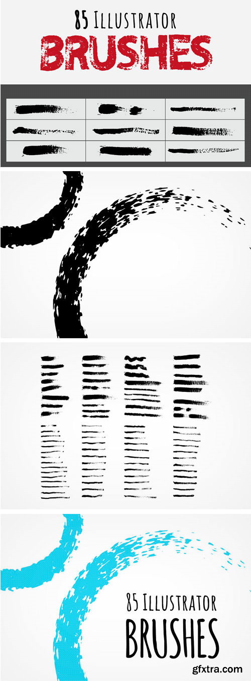 CM - 85 Illustrator Brushes 2271432