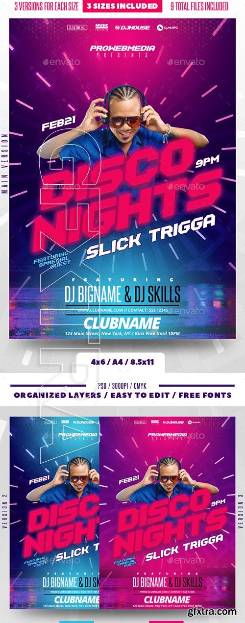 GraphicRiver - Party DJ Flyer 21492543