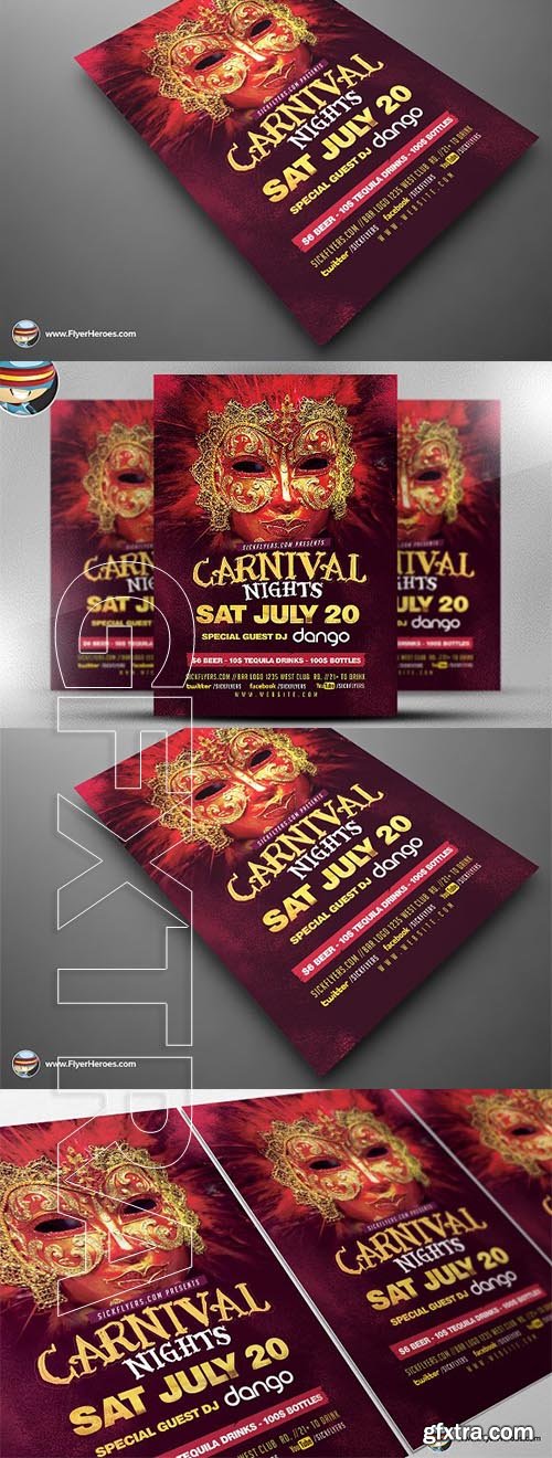 CreativeMarket - Carnival Flyer Template V2 2315201