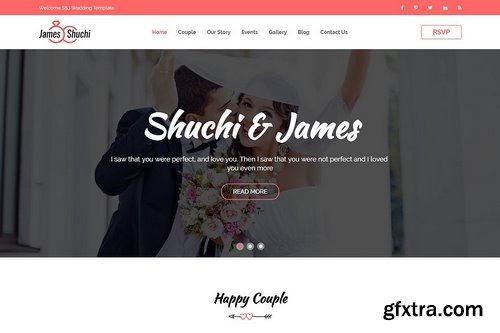 CM - James & Shuchi Wedding HTML Template 1999092