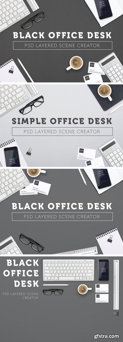 CM - Simple black office scene creator 2277258