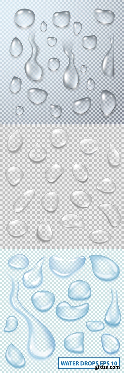 Vectors - Different Water Drops 5