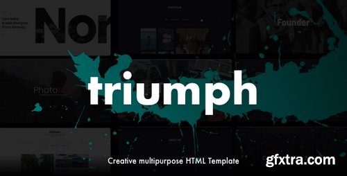 ThemeForest - Triumph v1.0 - Creative Multipurpose One Page HTML Template 21396745