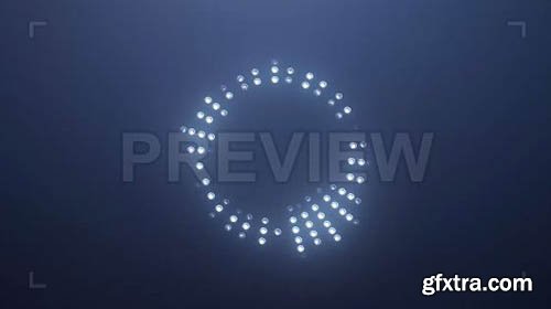 Blue High-Tech LED Equalizer - Motion Graphics 65959