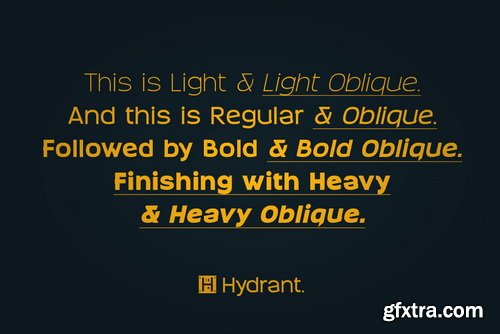 Hydrant Font Family