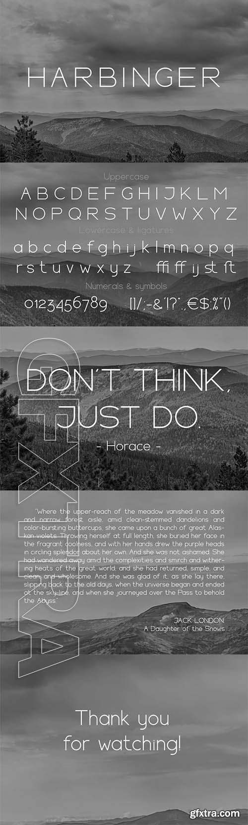 CreativeMarket - HARBINGER sans serif font 2334884