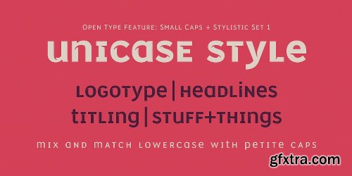 Banjax Notched Font Family - 14 Fonts