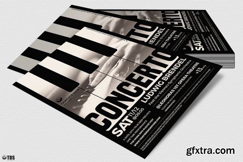 Piano Concerto Flyer Template V1