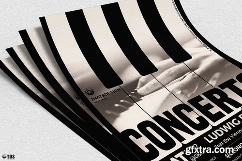 Piano Concerto Flyer Template V1