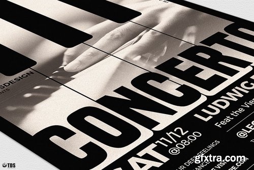 Piano Concerto Flyer Template V1