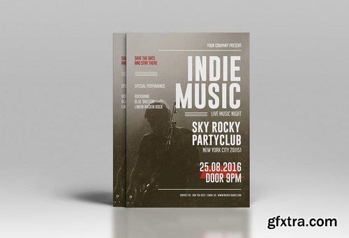 Indie Music Flyer