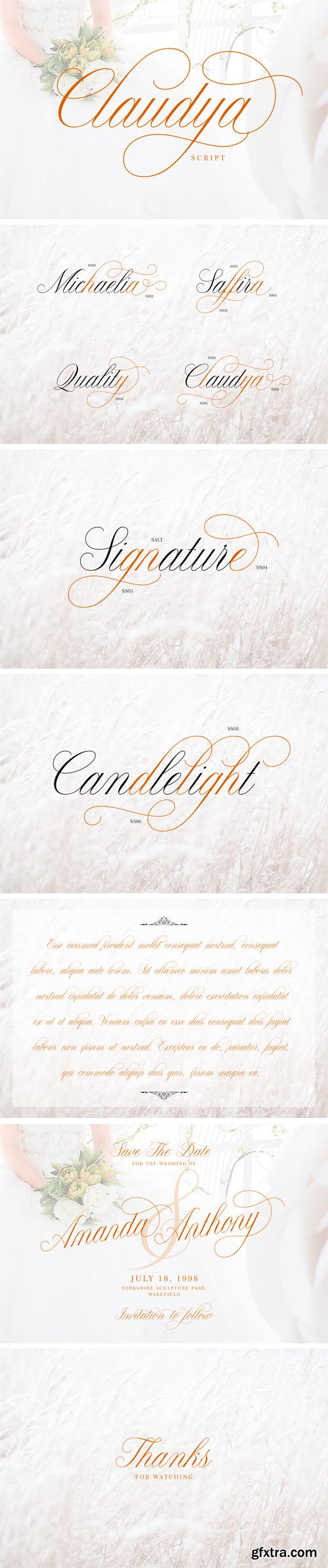 Fontbundles - Claudya Script 61358