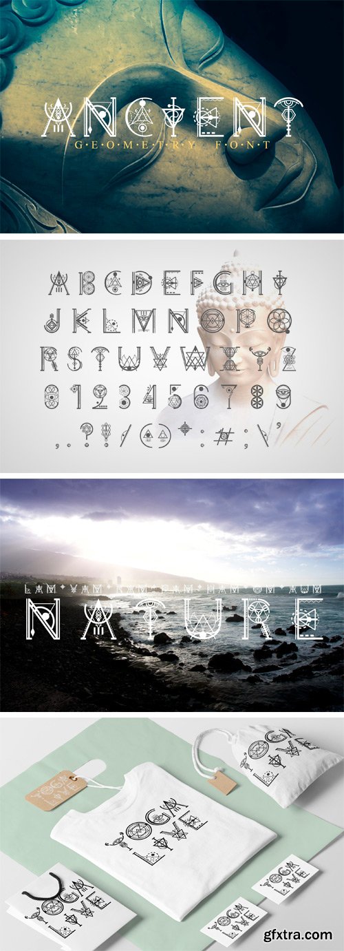 CM - Ancient-Geometry Font 2295267