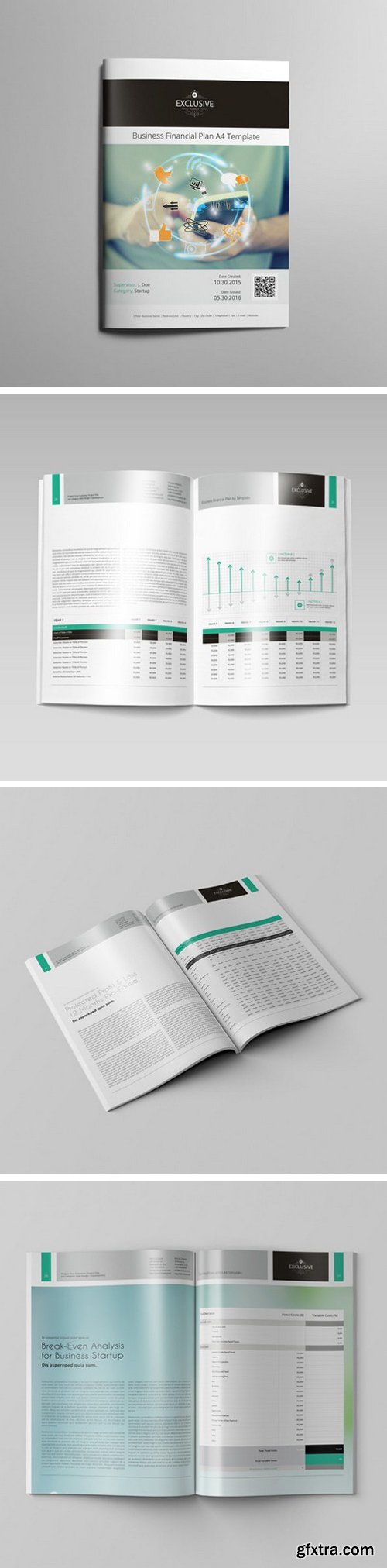 KeBoto - Business Financial Plan A4 Template 000137
