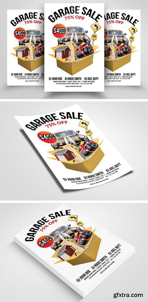 CM - Yard For Sale Print Template Flyer 2300240