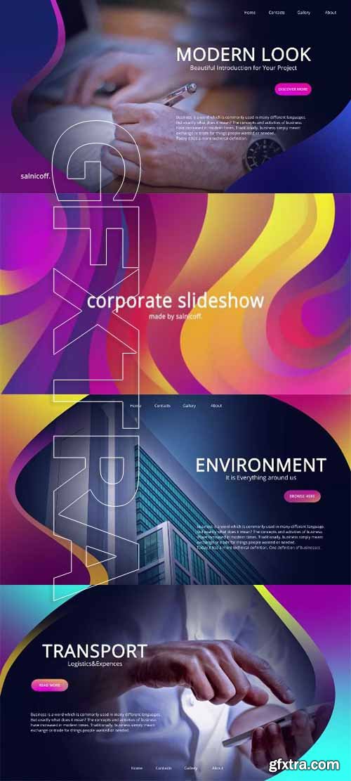 Modern Corporate Slideshow - After Effects 65323