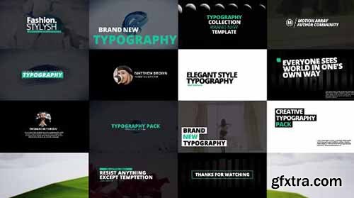 Typography Pack - After Effects 65348