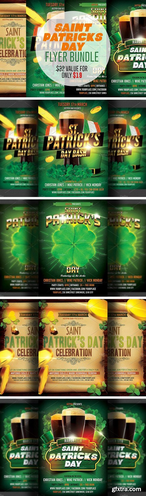 CM - St. Patricks Flyer Bundle 2299648