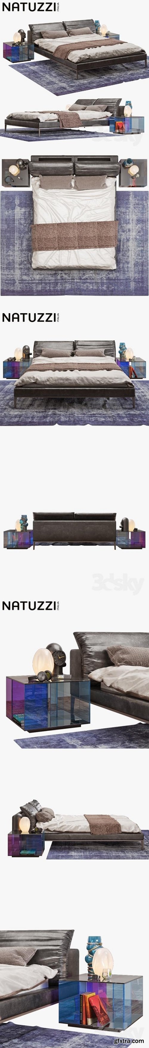 Natuzzi Vela Set 3d Model