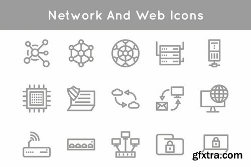 Network And Web Icons