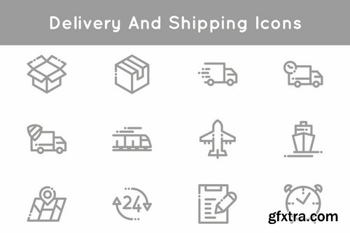 Delivery and Shipping Icons