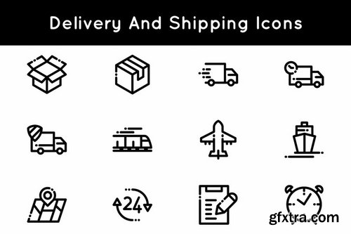 Delivery and Shipping Icons