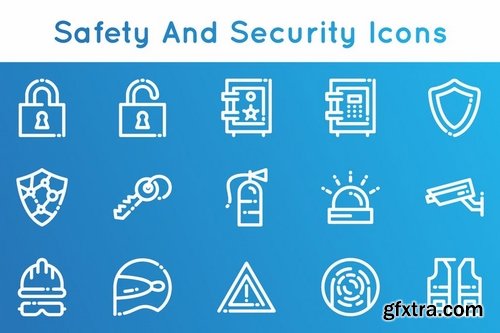 Safety And Security Icons