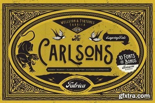 CM - Carlsons (10 Fonts)+Extra 2257840