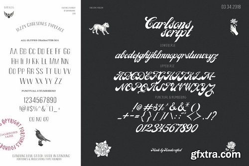 CM - Carlsons (10 Fonts)+Extra 2257840