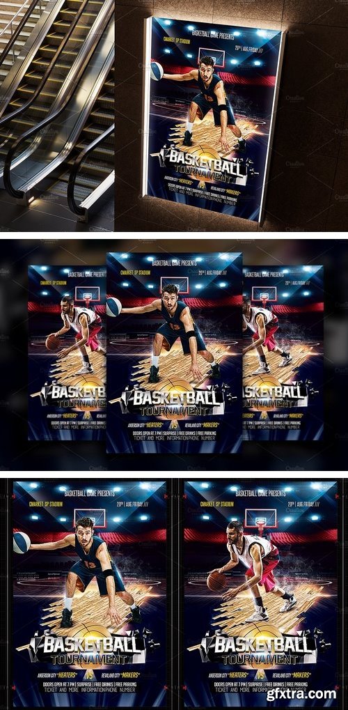 CM - Basketball Flyer Template 1522240