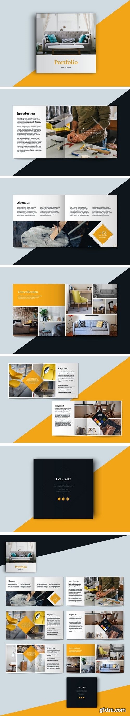 CM - Square Portfolio Brochure Template 1522631