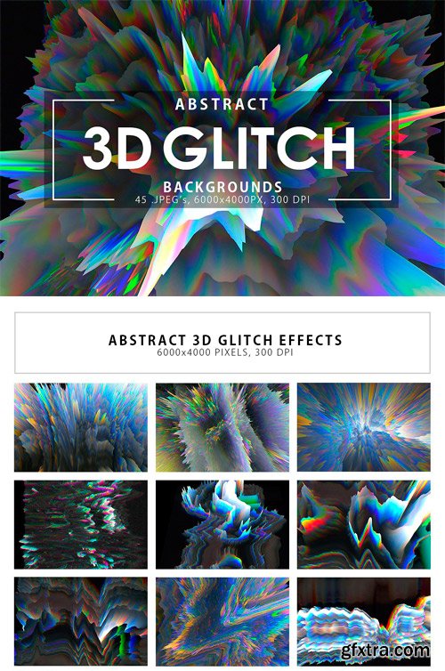 CM - 3D Glitch Backgrounds 2295353